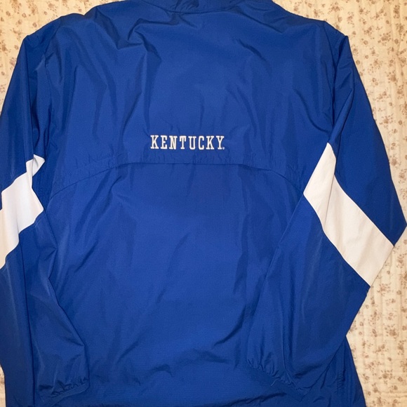 Nike Royal Blue UK Pullover Windbreaker with White Accents - Picture 2 of 2